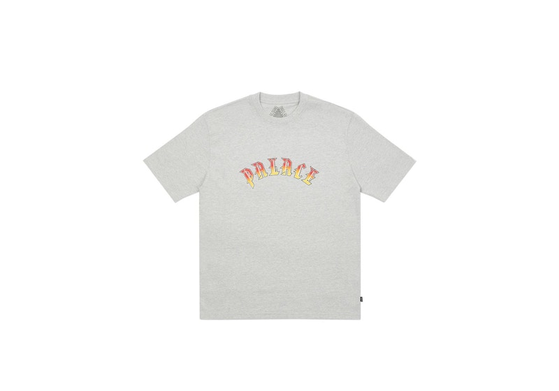 Palace Spitfire P-Fire T-Shirt Grey Marl