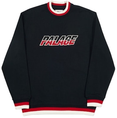 Palace Split Handle Crew Black Buy Palace Split Handle Crew Black