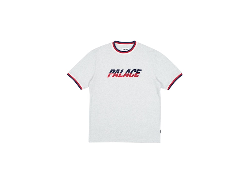 Palace Split Handle T-Shirt Light Grey Marl