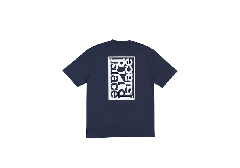 Palace Split T-Shirt Navy/White 圖 2