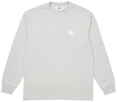 Palace Square Patch Longsleeve Grey Marl Palace Square Patch Longsleeve Grey Marl