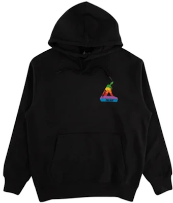 Palace SS19 Jobsworth Triangle Logo Pullover Hoodie Unisex - Black P16HD048 Lookbook Palace SS19 Jobsworth Triangle Logo Pullover Hoodie Unisex - Black P16HD048