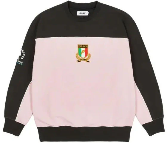 palace-ss-21-mumma-mia-crewneck-black-pink-italian-soccer-logo-unisex-sweater-p20-cs-178