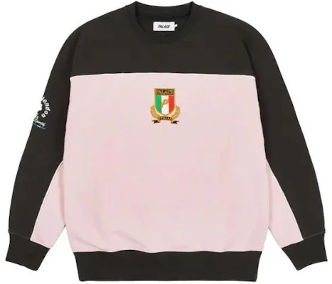 팔라스 SS21 마마미아 크루넥 블랙 핑크 이탈리아 축구 로고 유니섹스 스웨터 P20CS178 Buy 팔라스 SS21 마마미아 크루넥 블랙 핑크 이탈리아 축구 로고 유니섹스 스웨터 P20CS178