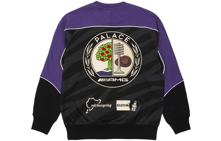 Lookbook PALACE SS21 x AMG 黑色技術性衛衣 蘋果樹標誌 男女皆宜款式 P20AMGCS001