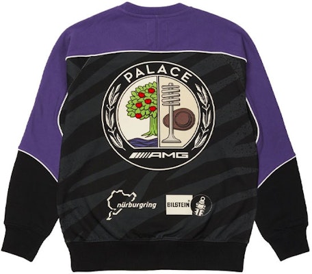 PALACE SS21 x AMG 黑色技術性衛衣 蘋果樹標誌 男女皆宜款式 P20AMGCS001 Lookbook PALACE SS21 x AMG 黑色技術性衛衣 蘋果樹標誌 男女皆宜款式 P20AMGCS001