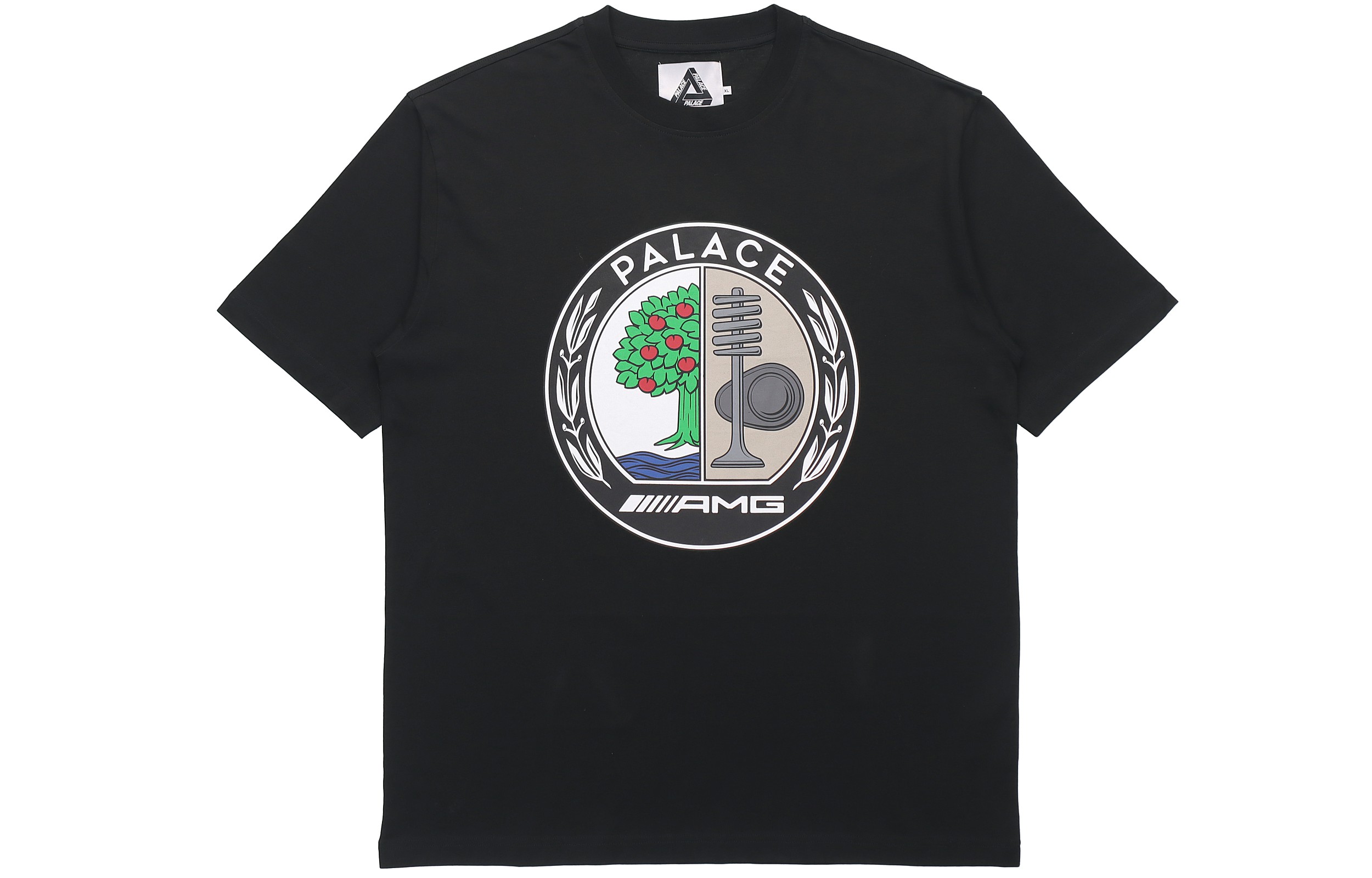 PALACE SS21 AMG Emblem T-Shirt Black Unisex Tree Logo Tee P20AMGTS001 圖 2