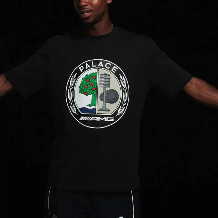 PALACE SS21 AMG Emblem T-Shirt Black Unisex Tree Logo Tee P20AMGTS001 圖 4