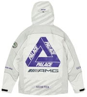 PALACE SS21 x AMG Gore-Tex White Logo Hooded Jacket Unisex White. P20AMGGT002 PALACE SS21 x AMG Gore-Tex White Logo Hooded Jacket Unisex White. P20AMGGT002