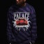 Shop PALACE SS21 x AMG Logo Grafik Baju Lengan Panjang Unisex Ungu. P20AMGLS002