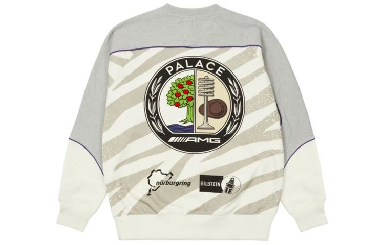 Order PALACE SS21 x AMG 技術蘋果樹標誌米色衛衣男女款。 P20AMGCS002
