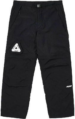 PALACE SS22 黑色多口袋Logo拉鍊可拆式休閒長褲. P22JG043 Order PALACE SS22 黑色多口袋Logo拉鍊可拆式休閒長褲. P22JG043