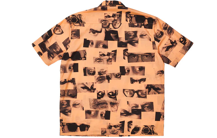 Lookbook PALACE 2022夏季 棕色全眼印花短袖襯衫 男款 P22JZSHT001