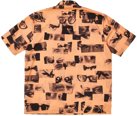 PALACE SS22 男士棕色满版眼睛印花短袖衬衫. P22JZSHT001 Lookbook PALACE SS22 男士棕色满版眼睛印花短袖衬衫. P22JZSHT001