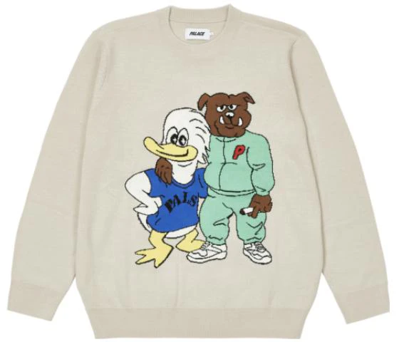 palace-ss-22-cartoon-crewneck-pullover-long-sleeve-sweater-unisex-off-white-p22-kw-069