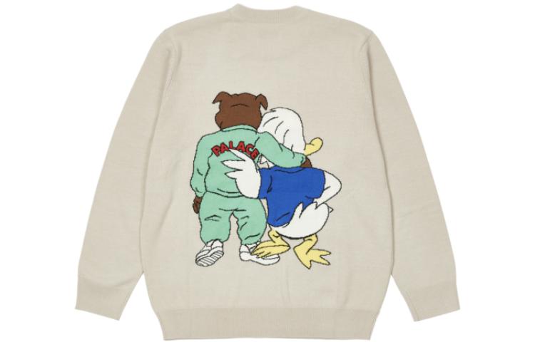 PALACE SS22 Cartoon Crewneck Pullover Long Sleeve Sweater Unisex Off-White P22KW069 圖 3