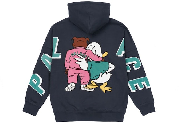 PALACE SS22 Dog and Duck Drop Shoulder Logo Hoodie Navy Blue Men’s. P22CS216 Lookbook PALACE SS22 Dog and Duck Drop Shoulder Logo Hoodie Navy Blue Men’s. P22CS216