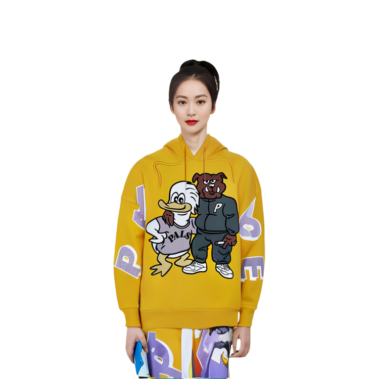 Purchase PALACE SS22狗与鸭黄色宽肩卡通卫衣男女同款. P22CS218