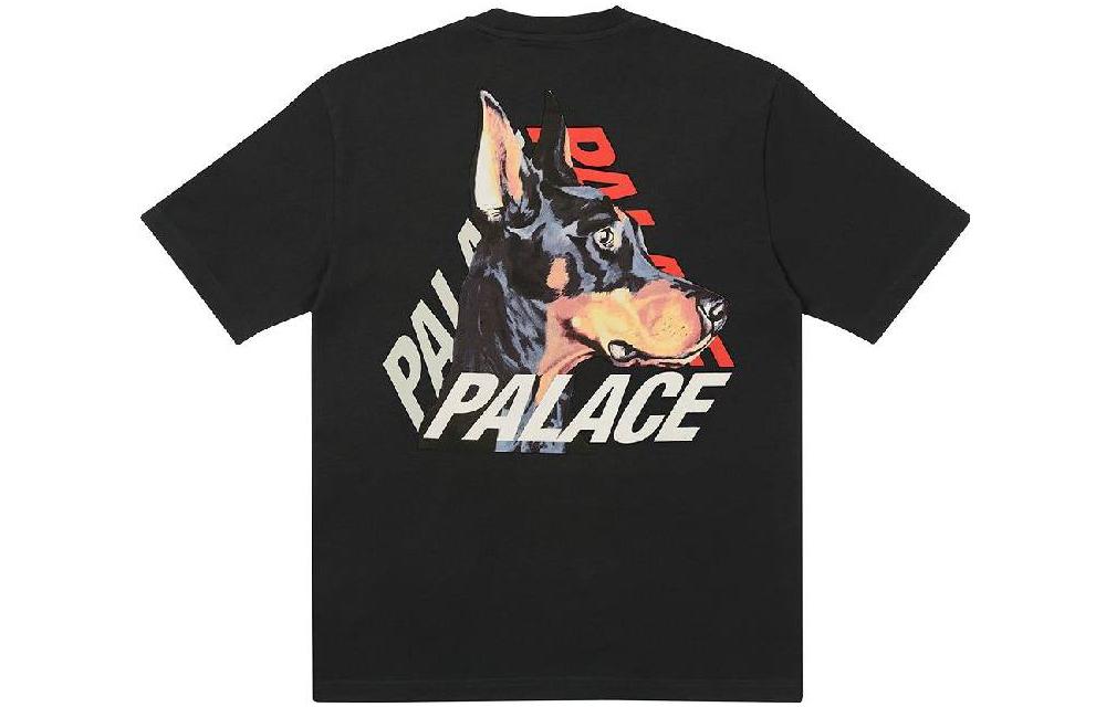 PALACE SS22 Dog Logo Graphic Tee Unisex Black P22TS165 圖 2