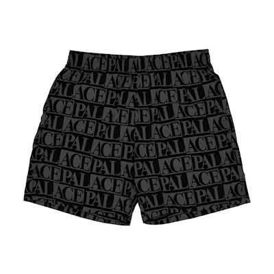 PALACE SS22 Domino Print Swim Shorts Black Logo Print Shorts Black. P22ST152