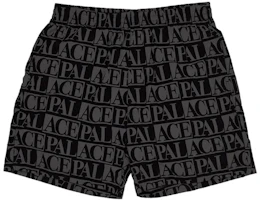 Order PALACE SS22 Celana Pendek Renang Hitam Domino Print Logo. P22ST152