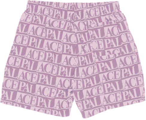 PALACE SS22 Celana Pendek Domino Print Lilac Pink Unisex Santai. P22ST154 Lookbook PALACE SS22 Celana Pendek Domino Print Lilac Pink Unisex Santai. P22ST154