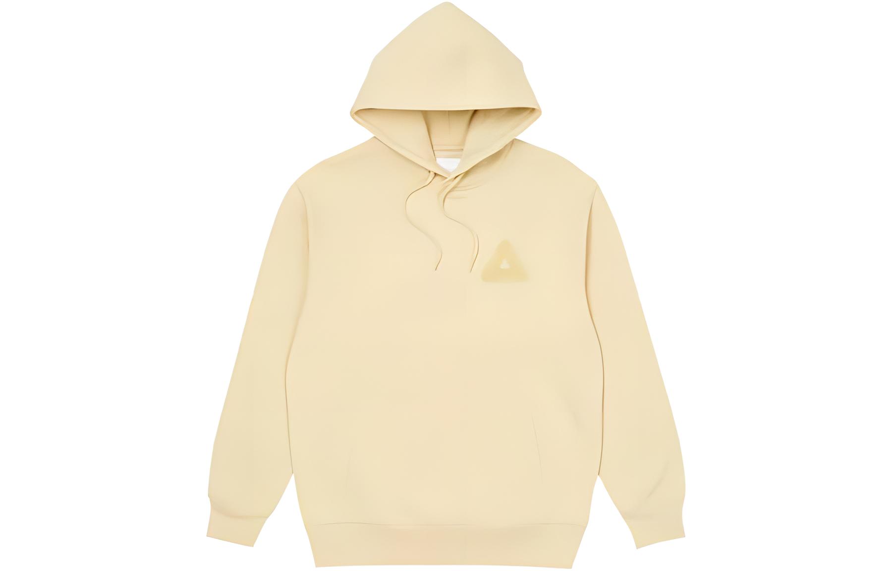 Palace SS22 Geometric Logo Print Hoodie Beige Long Sleeve P22CKHD003