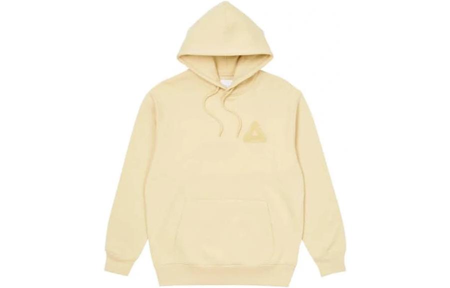 Order Palace SS22 Geometric Logo Print Hoodie Beige Long Sleeve P22CKHD003