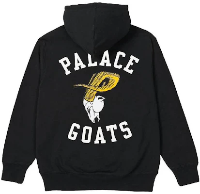 PALACE SS22 山羊字母印花黑色連帽衫。 P22CS138 Buy PALACE SS22 山羊字母印花黑色連帽衫。 P22CS138