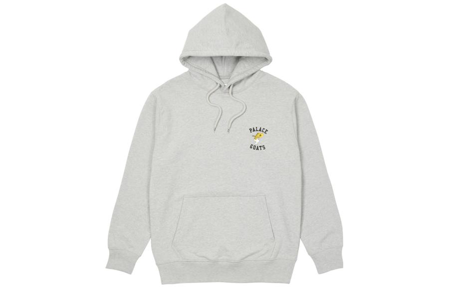 Palace SS22 Goats Hood Grey Marl Cartoon Print Hoodie Unisex Grey P22CS135 圖 3