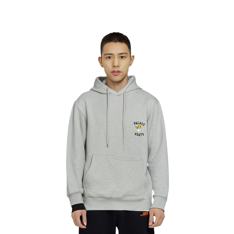 Palace SS22 Goats Hood Grey Marl Cartoon Print Hoodie Unisex Grey P22CS135 圖 4