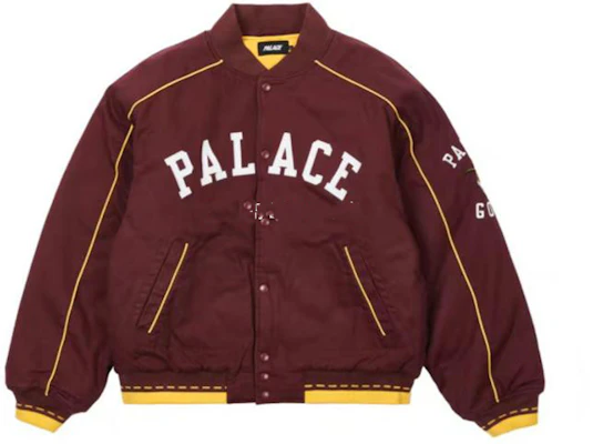 Palace SS22 山羊紅酒紅棒球外套 Letterman 飛行夾克 P22JK108 Buy Palace SS22 山羊紅酒紅棒球外套 Letterman 飛行夾克 P22JK108