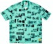 Order PALACE SS22绿色满印眼睛短袖衬衫男女同款 P22JZSHT003