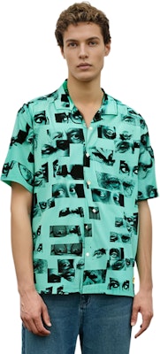 PALACE SS22绿色满印眼睛短袖衬衫男女同款 P22JZSHT003 Purchase PALACE SS22绿色满印眼睛短袖衬衫男女同款 P22JZSHT003