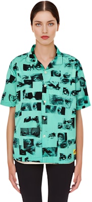 PALACE SS22绿色满印眼睛短袖衬衫男女同款 P22JZSHT003 Details for PALACE SS22绿色满印眼睛短袖衬衫男女同款 P22JZSHT003