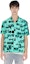 Sizing PALACE SS22绿色满印眼睛短袖衬衫男女同款 P22JZSHT003