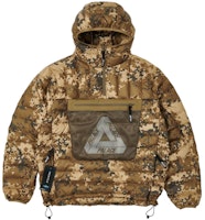 Palace SS22 Half-Zip Insulated Camo Hooded Down Jacket . P22JK055 Palace SS22 Half-Zip Insulated Camo Hooded Down Jacket . P22JK055
