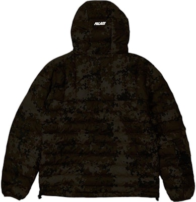 Palace SS22 半拉链迷彩连帽保暖羽绒夹克. P22JK055 Purchase Palace SS22 半拉链迷彩连帽保暖羽绒夹克. P22JK055