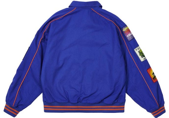 PALACE SS22 Life Is Short 蓝色男女同款翻领夹克外套 P22JK213 Lookbook PALACE SS22 Life Is Short 蓝色男女同款翻领夹克外套 P22JK213