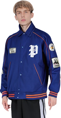 PALACE SS22 Life Is Short 蓝色男女同款翻领夹克外套 P22JK213 Shop PALACE SS22 Life Is Short 蓝色男女同款翻领夹克外套 P22JK213