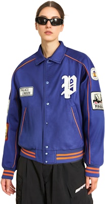 PALACE SS22 Life Is Short 蓝色男女同款翻领夹克外套 P22JK213 Purchase PALACE SS22 Life Is Short 蓝色男女同款翻领夹克外套 P22JK213