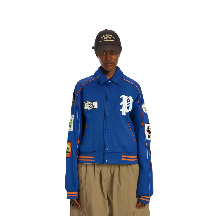 Details for PALACE SS22 Life Is Short 蓝色男女同款翻领夹克外套 P22JK213