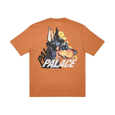 PALACE SS22 P-3-K-9 Caramel Graphic Logo T-shirt Unisex Casual Short Sleeve. P22TS166