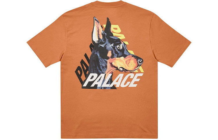 PALACE SS22 P-3-K-9 Caramel Graphic Logo T-shirt Unisex Casual Short Sleeve. P22TS166 圖 2