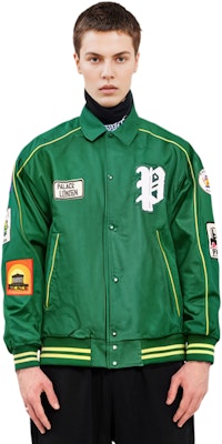 PALACE SS22 补丁纯棉飞行夹克 绿色男女长袖外套 P22JK212 Details for PALACE SS22 补丁纯棉飞行夹克 绿色男女长袖外套 P22JK212