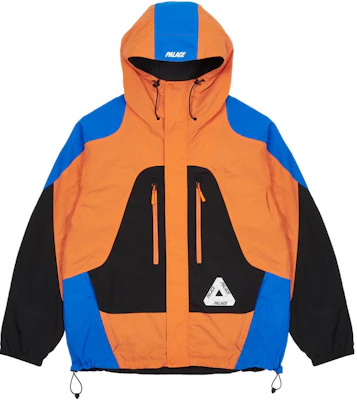 PALACE SS22 パウダージャケット オレンジ/ブラック/ブルー 配色 ウインドブレーカー ユニセックス. P21JK039 Order PALACE SS22 パウダージャケット オレンジ/ブラック/ブルー 配色 ウインドブレーカー ユニセックス. P21JK039