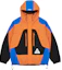 Order PALACE SS22 パウダージャケット オレンジ/ブラック/ブルー 配色 ウインドブレーカー ユニセックス. P21JK039