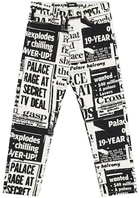 PALACE SS22 Pantalones Vaqueros Rectos Estampados Tabloide Negro Hombre. P23T013 Order PALACE SS22 Pantalones Vaqueros Rectos Estampados Tabloide Negro Hombre. P23T013