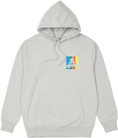 Palace SS22 Tri-Emb Hoodie Grey Marl Triangle Graphic Pullover Unisex Grey P22HD106 Palace SS22 Tri-Emb Hoodie Grey Marl Triangle Graphic Pullover Unisex Grey P22HD106
