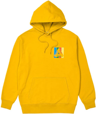 Sudadera Amarilla Unisex Palace SS22 Logo Tri-Emb Gráfico Triángulo. P22HD102 Buy Sudadera Amarilla Unisex Palace SS22 Logo Tri-Emb Gráfico Triángulo. P22HD102